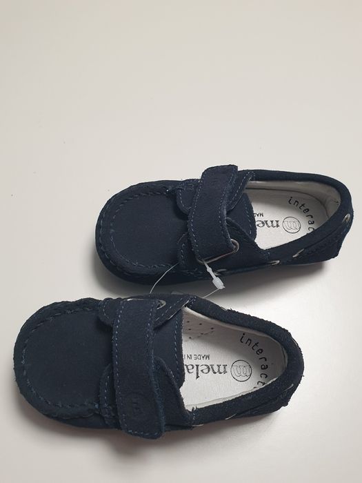 Incaltanunte băieți, mărimea 11,mocasini NOI,piele, MELA