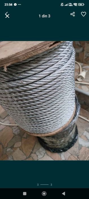 Cablu troliu forestier 10 mm