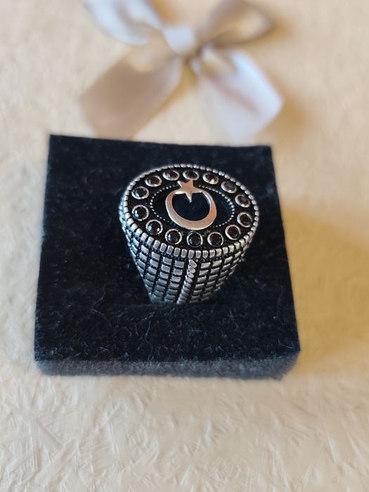 Сребърен пръстен 22мм