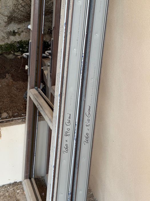 Uși PVC GEALAN Nuc 206x89 cm – Tripan 4 Anotimpuri – Nouă ,matǎ