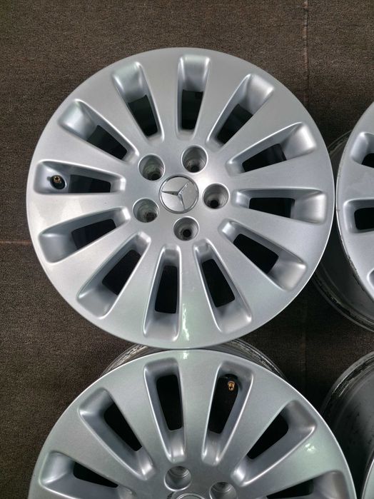 4 Jante Aliaj 5x108 16'' OEM Mercedes Citan W415 / Renault Kangoo 6.5J ET 44 + Senzori Presiune OEM !