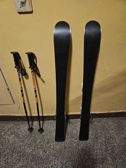 Ски детски 100см. с автомати комплект с щеки