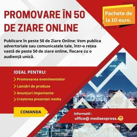 Iti promovam afacerea in 50 de ziare online: 41 locale, 9 nationale