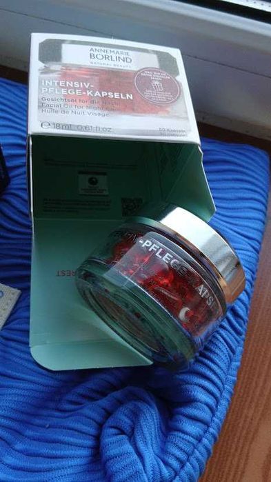 Set capsulele de îngrijire intensivă Annemarie Börlind Facial Oil si geanta cosmetica Summer Vibes