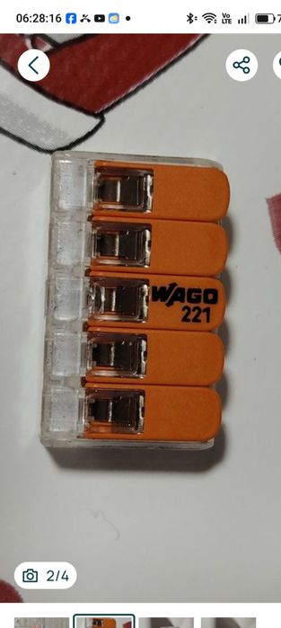 Cleme WAGO 221-415 - 5 poli