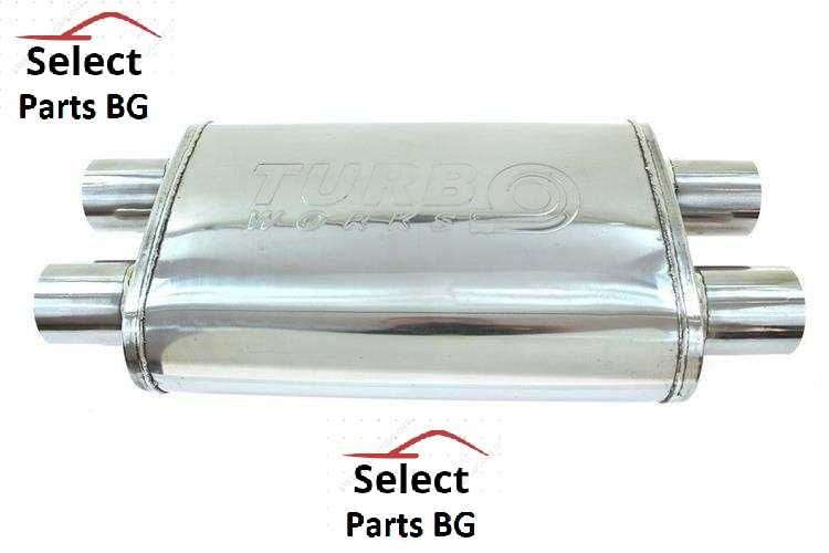 Универсално спортно гърне 2x 76мм TURBOWORKS неръждаема стомана SS409