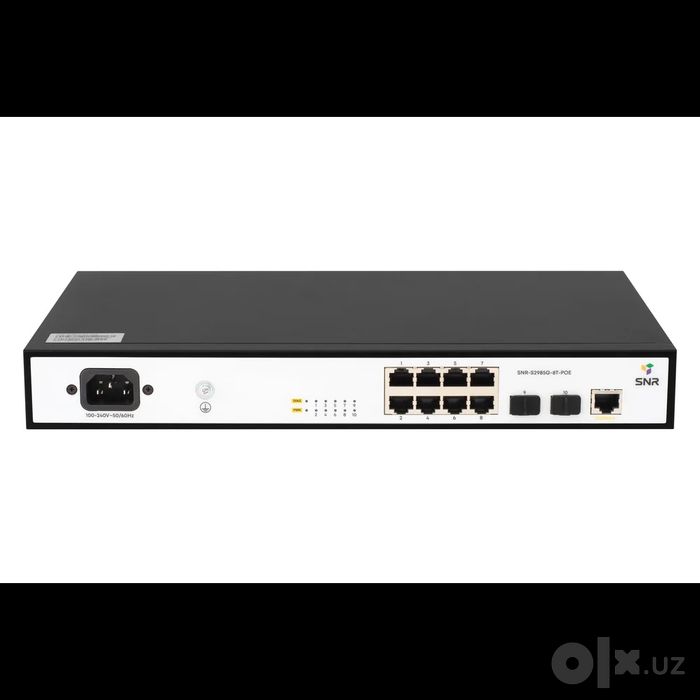 SNR-S2985G-8T-POE Управляемый POE коммутатор уровня 2