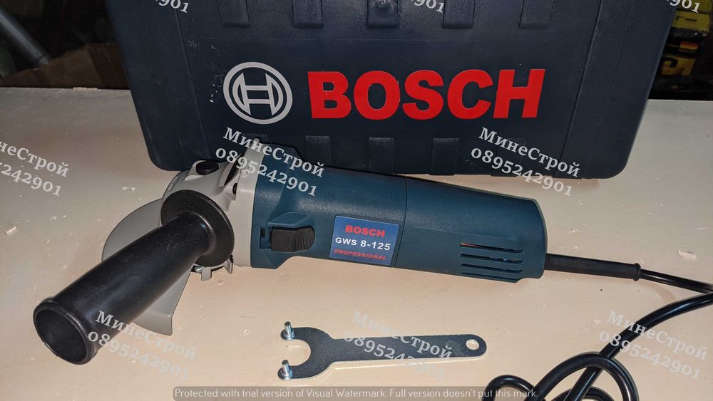 BOSCH Перфоратор 1100W  Къртач + Ъглошлайф 1100W  Флекс БОШ Дрелка