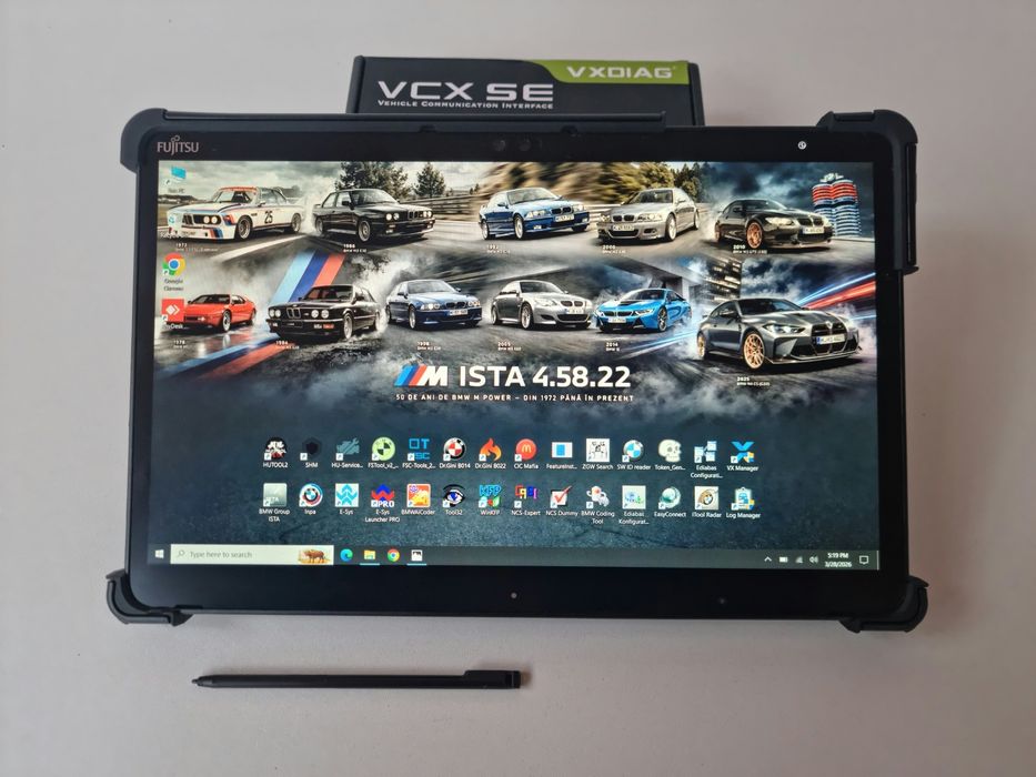 Diagnoză/ Tester BMW INPA/ ISTA+ /Esys cu Tabletă  FUJITSU Rugged