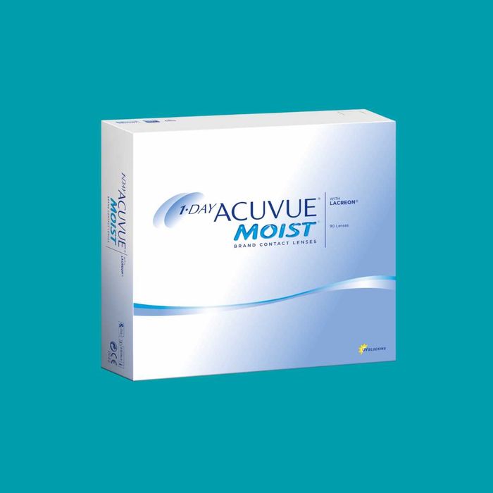 Контактные линзы Acuvue Moist 1-Day 30/90 штук