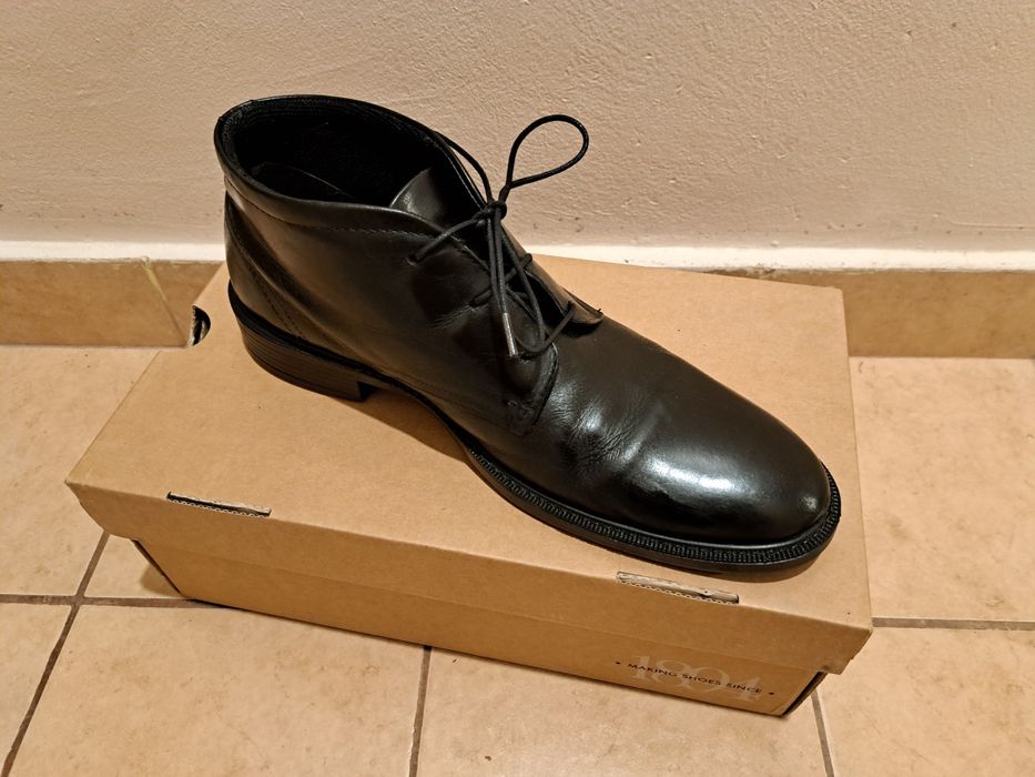 Обувки естествена кожа Bata