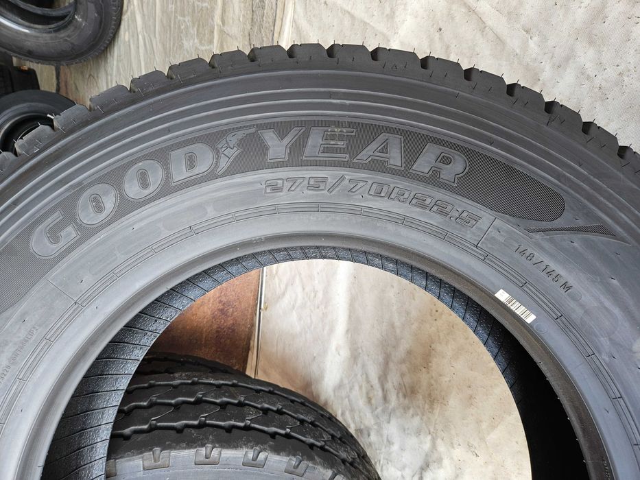 1 Нова гума 275/70R22.5 Goodyear KMax D 148/145M Germany 270eвро С ДДС