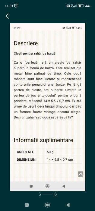 clește de zahar cub