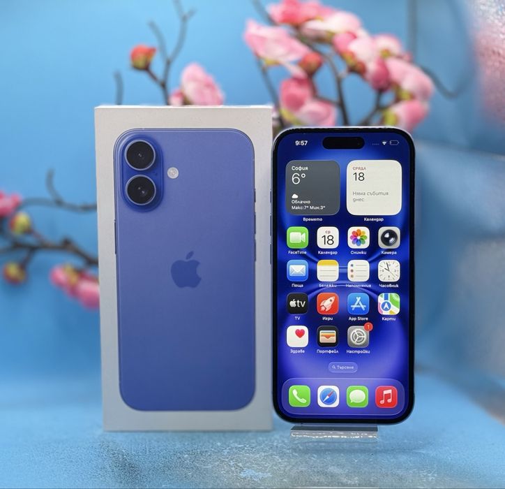 Apple iPhone 16, 128 GB, Ultramarine