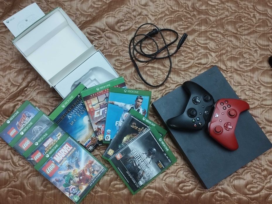 Xbox one, 1тб и игры