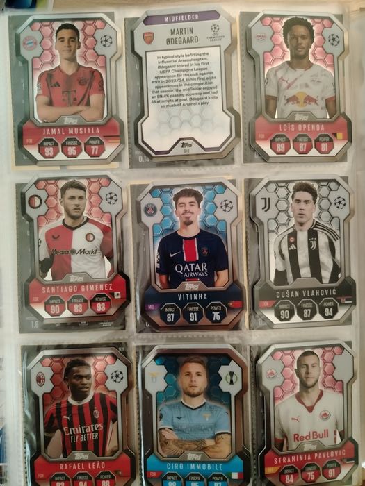 Match attax 24/25 +snow ballers, scream team, New signings, squadzone