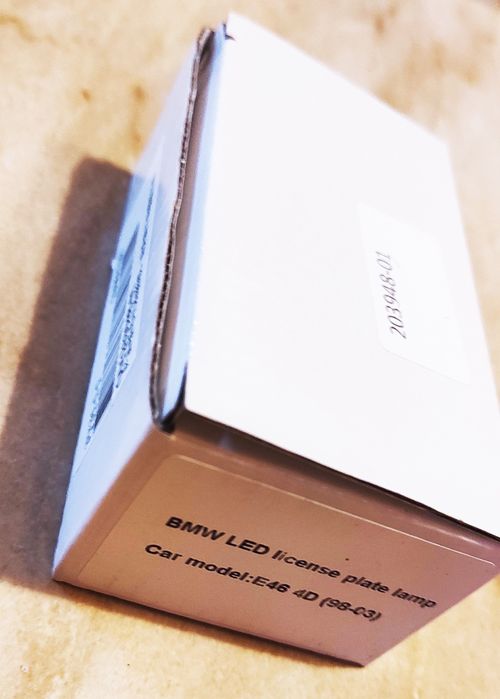 LED плафони/светлини за регистрационен номер на БМВ/BMW Е46