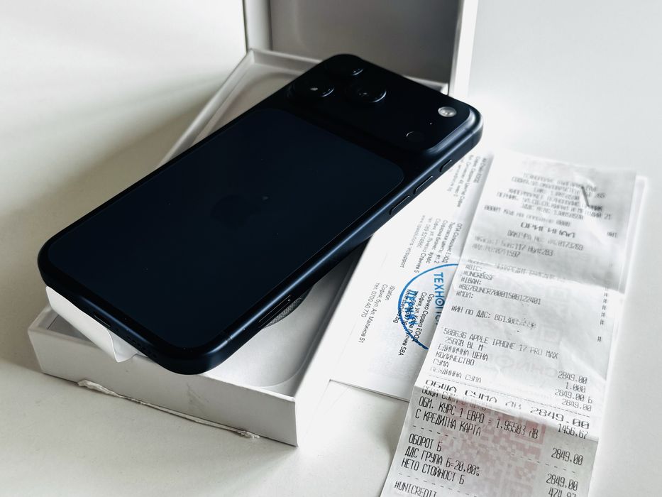 Iphone 17 Pro Max 256GB Blue 99% Батерия! Гаранция