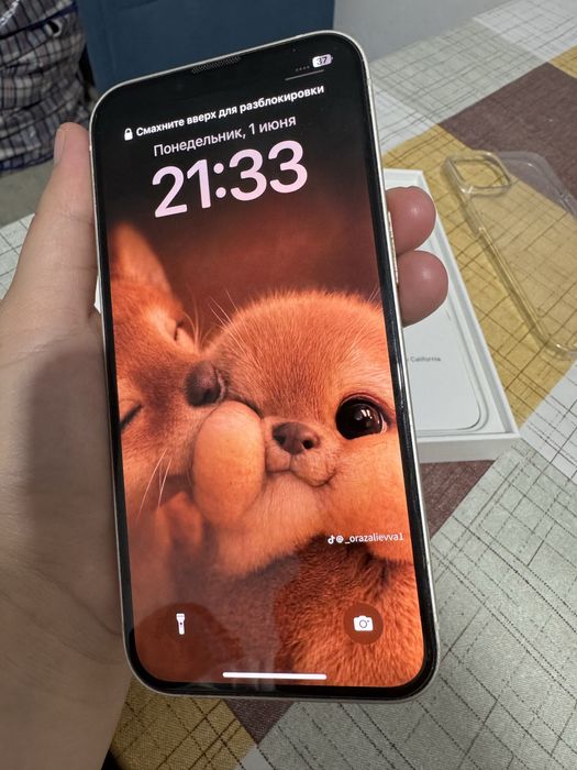 Айфон 13 белый,128 гб