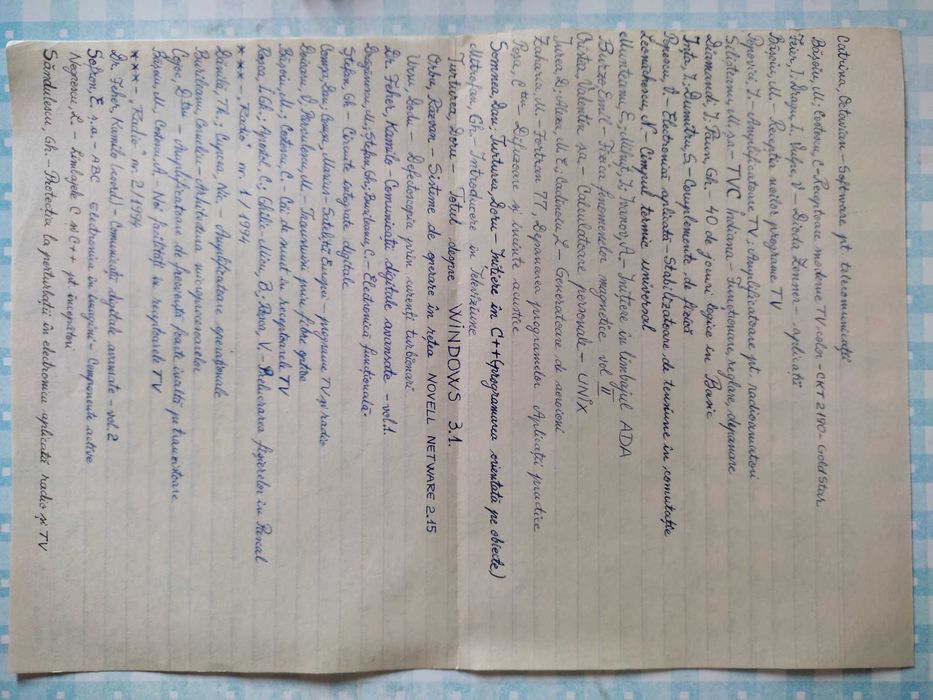 Colectie de carti tehnice