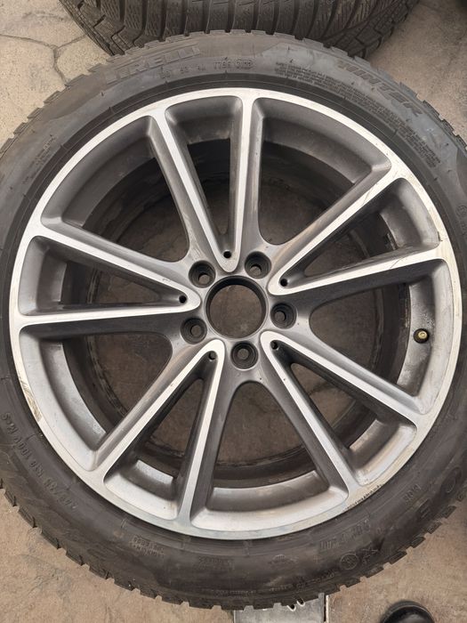 Set roti iarna Mercedes 18" - jante A2574010800 + Pirelli Sottozero