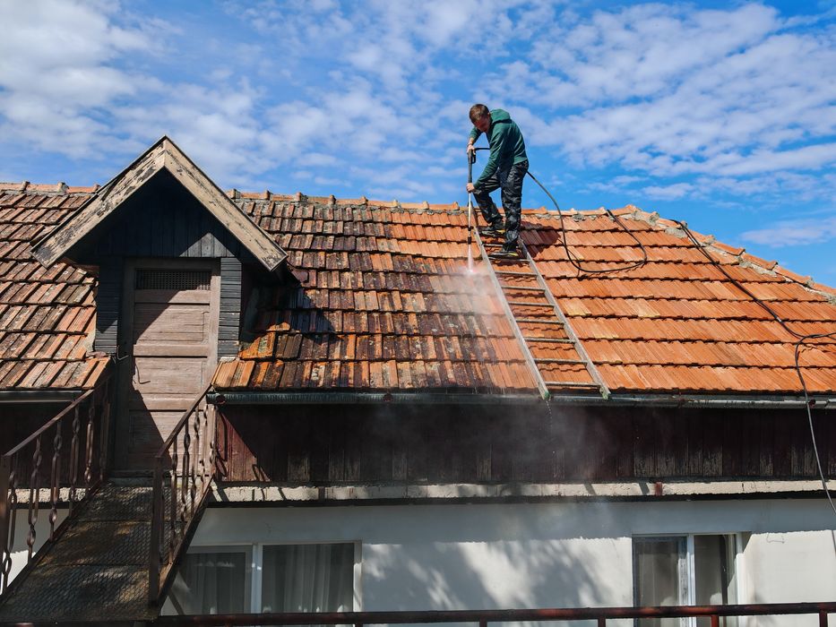 Spalare/curatare acoperiș-panouri-pavaj-beton-fatade