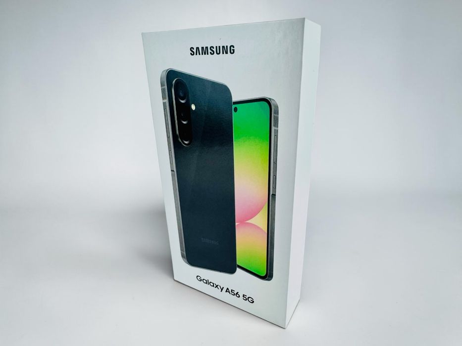 Samsung Galaxy A56 5G 128GB 8RAM Graphite НЕРАЗПЕЧАТАН! 2г. Гаранция!