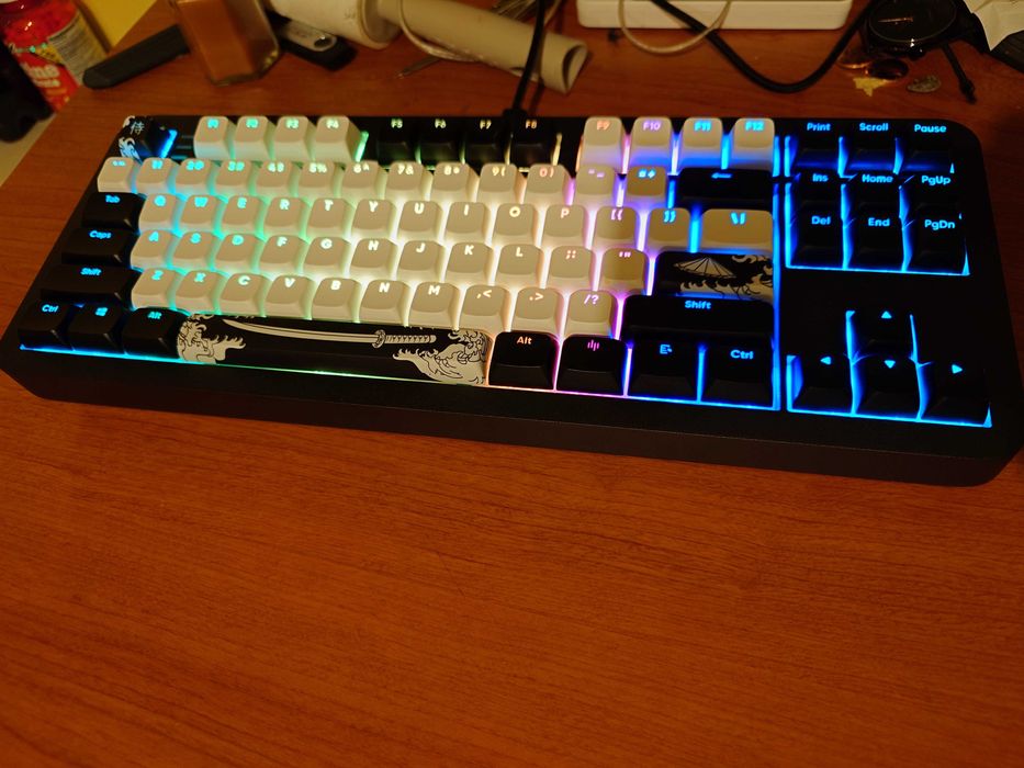 Bushido alu87b rgb клавиатура