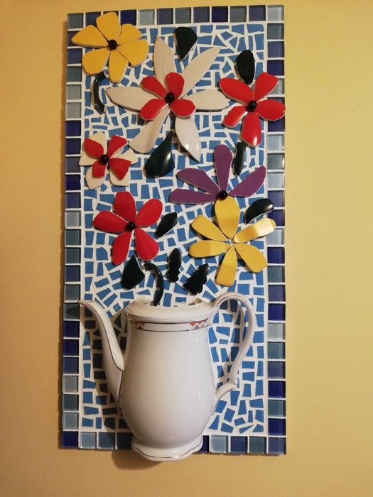 Mozaic decor flori