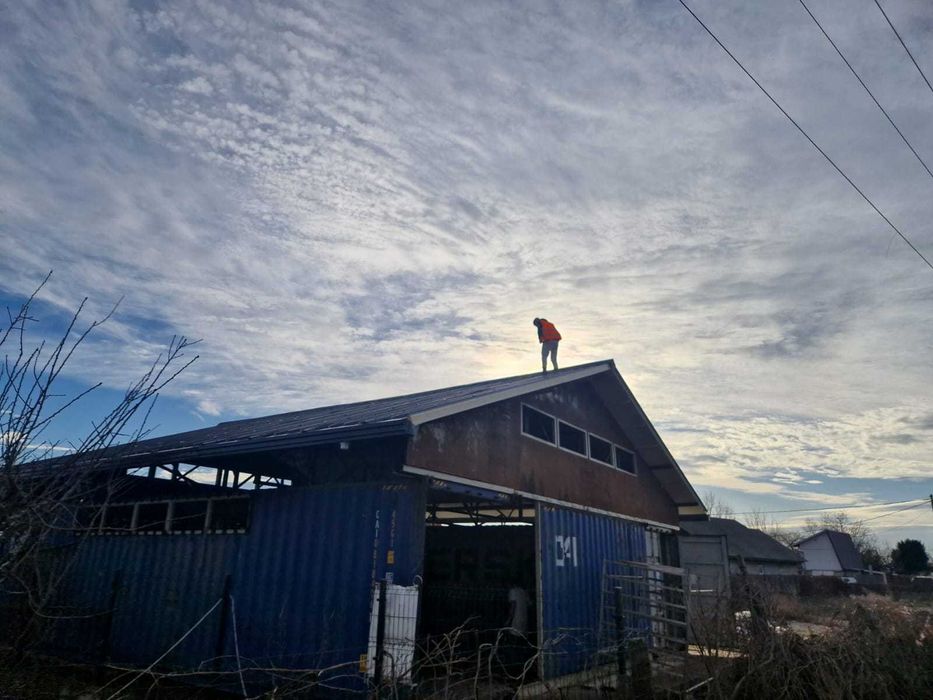 Atic tabla, jgheaburi  pătrate, ,accesorii tablă pentru  hale și case