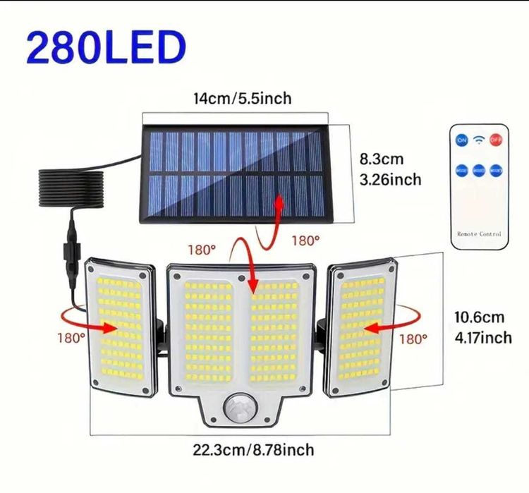 Лампа на солнечных батареях