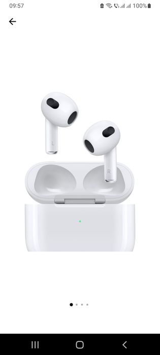 Căști Apple AirPods 3,2021,alb