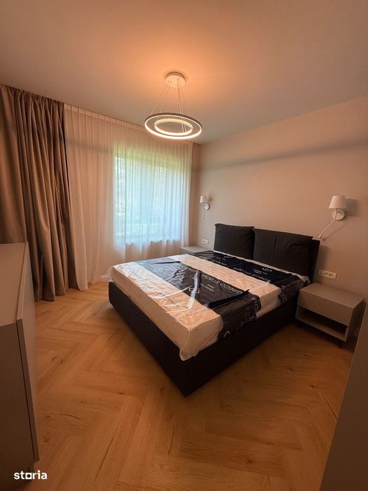AFI Home North-2 camere,mobilat&utilat,gradina+1 loc parcare