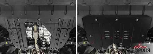 Защита картера и КПП RIVAL для BYD CHAMPION