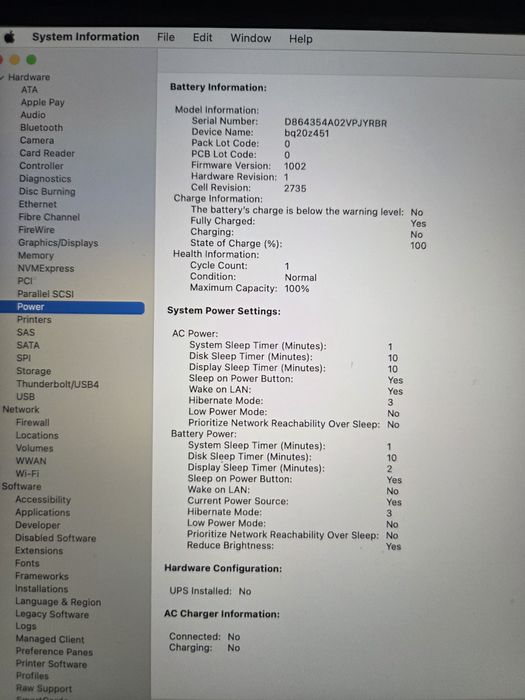 MacBook Air/M1/8 GB RAM/256 GB SSD/Space Gray-13 inch