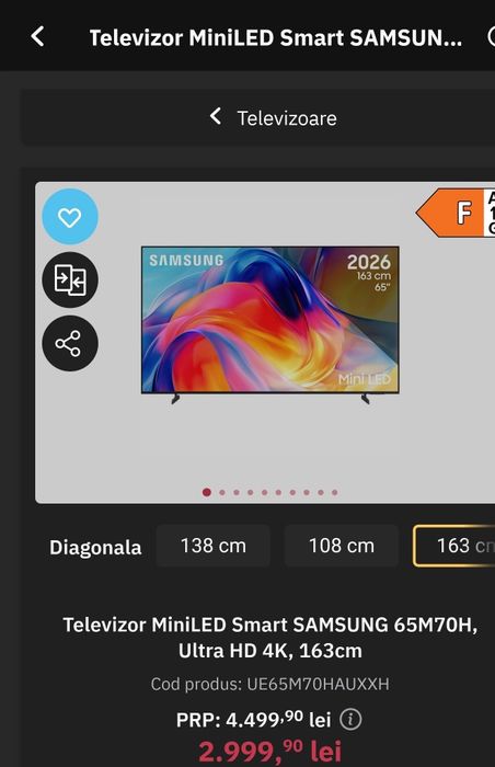 Vand Samsung Mini led pentru piese