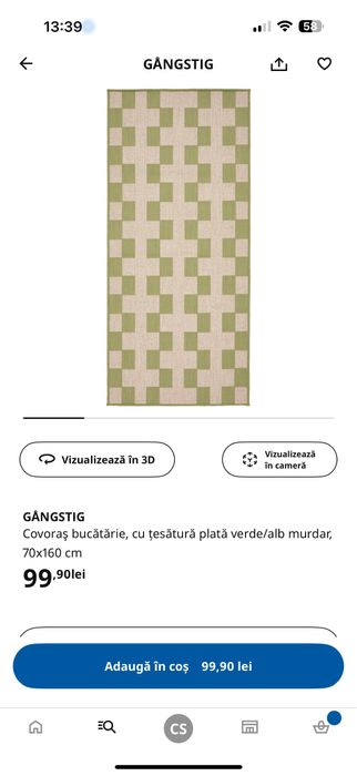 Covir Ikea stare perfecta -2 bucati