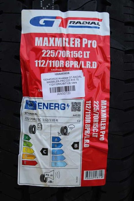Anvelope vara noi 225/70R15C GT-Radial