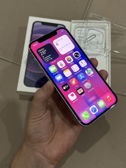 IPhone 12 64Gb. 100%. Purple