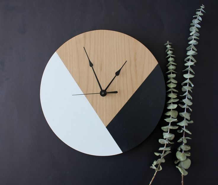 Настенные часы в стиле минимализм(лофт,хай тек)
