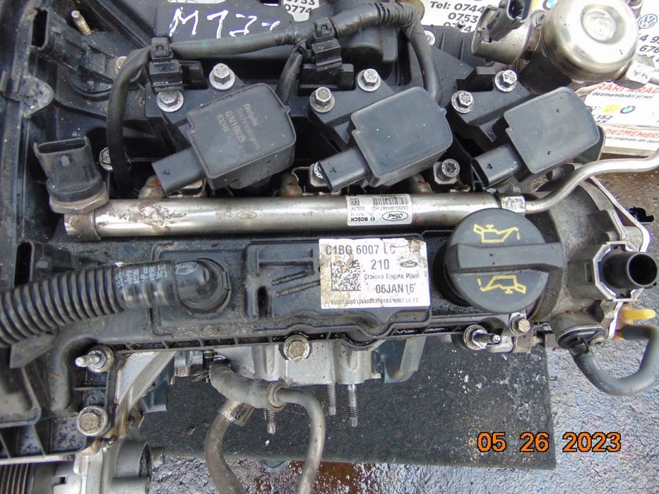 Rampa cu injectoare Ford 1.0 benzina Fiesta B max C Max Ecosport Focus 1.9 benzina