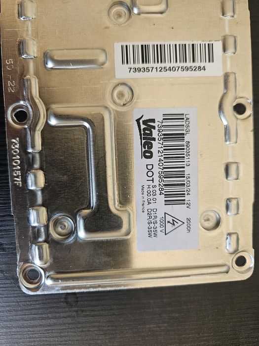 Balast/Droser/modul far xenon Valeo Lad5GL Bmw Seria 1 e87  Touareg et