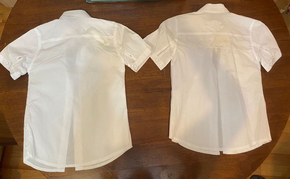 Рубашка школьная. На мальчика 100