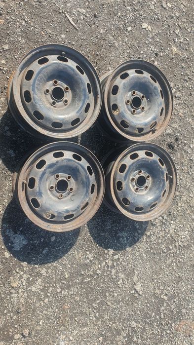 Jante tabla set 4 bucati 5x112 pe 15 Vw Skoda Seat Audi otel metal