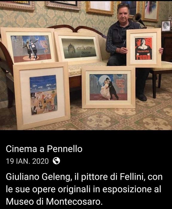 Tablou / Ulei pe placaj - maestrul italian GIULIANO GELENG