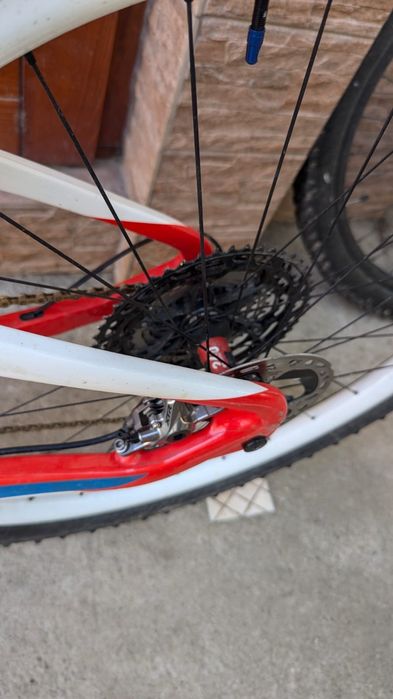 Bicicleta MTB carbon 1x12 xtr roti carbon xc full suspension cube trek