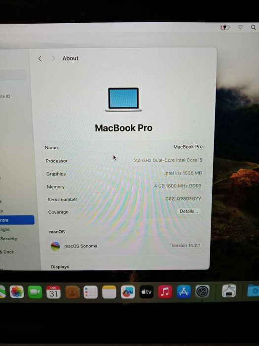 MacBook Pro xolati alo
