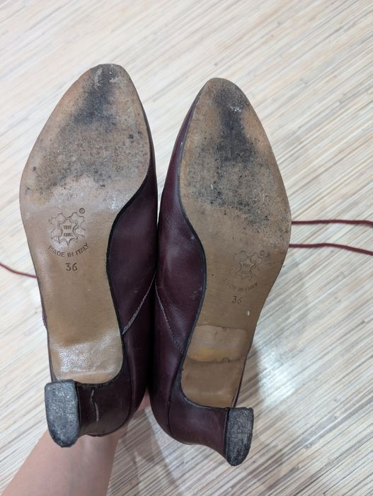 Ghete piele naturala marime 36