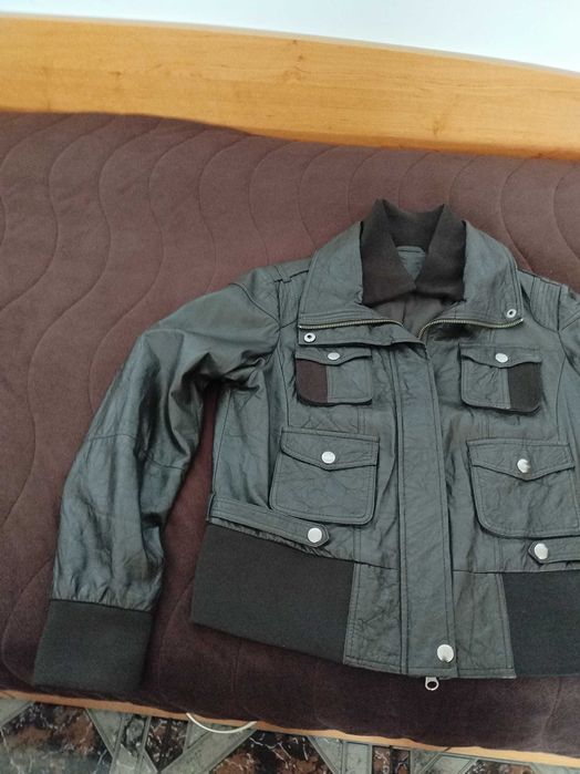 Дамско яке естествена кожа