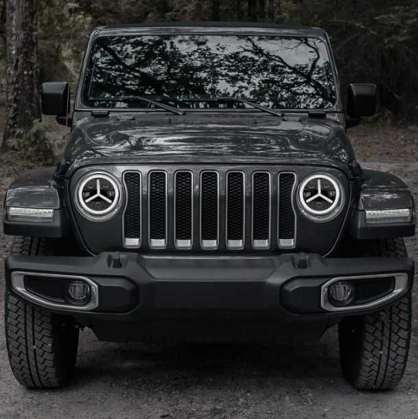 LED фар 12V-24V къси/дълги 7000lm за АТВ джип мотоциклет